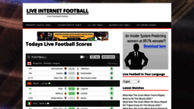 What Live-internet-football.com website looked like in 2020 (3 years ago)