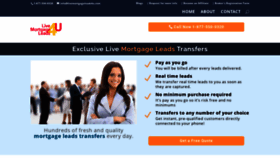 What Livemortgageleads4u.com website looked like in 2020 (3 years ago)