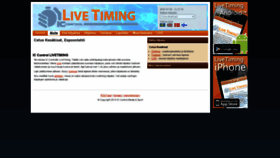 What Livetiming.fi website looked like in 2020 (3 years ago)