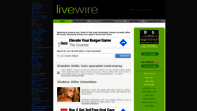 What Livewire.com website looked like in 2020 (3 years ago)