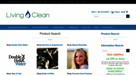 What Livingclean.com website looked like in 2020 (3 years ago)