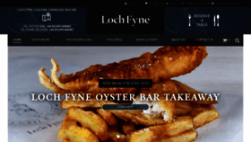 What Lochfyne.com website looked like in 2020 (3 years ago)