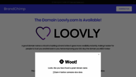 What Loovly.com website looked like in 2020 (3 years ago)