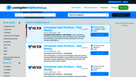 What Losangeleshelpwanted.com website looked like in 2020 (3 years ago)
