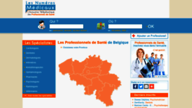 What Les-numeros-medicaux.be website looked like in 2020 (3 years ago)