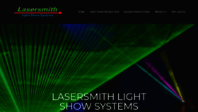 What Lasersmith.com website looked like in 2020 (3 years ago)