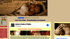 What Loveyourbaby.com website looked like in 2020 (3 years ago)
