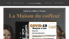 What La-maison-du-coiffeur.com website looked like in 2020 (3 years ago)