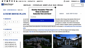 What Luxuryplans.com website looked like in 2020 (3 years ago)