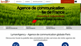 What Lyman-agency.fr website looked like in 2020 (5 years ago)