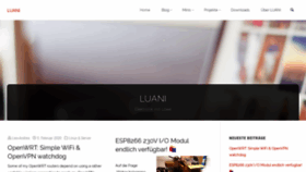 What Luani.de website looked like in 2020 (3 years ago)