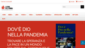 What Lacasadellabibbia.it website looked like in 2020 (3 years ago)