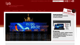 What Lpb-bw.de website looked like in 2020 (3 years ago)
