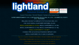 What Lightland-soluzioni-energia.it website looked like in 2020 (3 years ago)