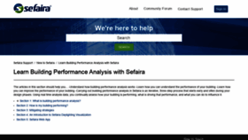 What Learn.sefaira.com website looked like in 2020 (3 years ago)