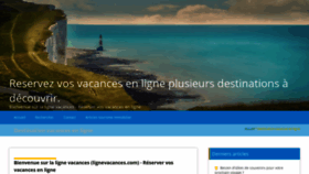 What Lignevacances.com website looked like in 2020 (3 years ago)