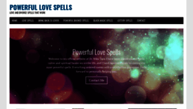 What Lovepowerfulspells.com website looked like in 2020 (3 years ago)