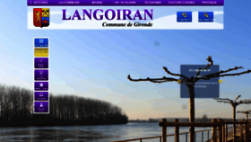 What Langoiran.fr website looked like in 2020 (3 years ago)