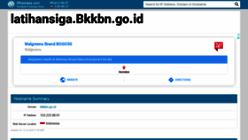 What Latihansiga.bkkbn.go.id.ipaddress.com website looked like in 2020 (3 years ago)