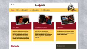 What Lesequiz.ch website looked like in 2020 (3 years ago)