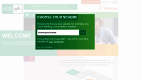 What Lloydsbankinggrouppensions.com website looked like in 2020 (3 years ago)