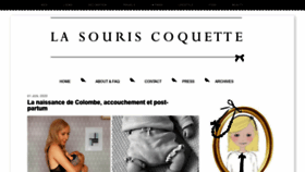 What Lasouriscoquette.com website looked like in 2020 (3 years ago)