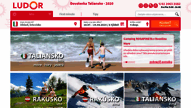What Ludor.sk website looked like in 2020 (3 years ago)