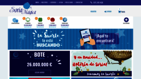 What Loteriasoriamagica.es website looked like in 2020 (3 years ago)