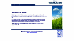 What Lifelineoptions.org.uk website looked like in 2020 (5 years ago)