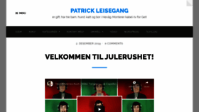What Leisegang.no website looked like in 2020 (3 years ago)