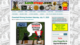 What Luckology.com website looked like in 2020 (3 years ago)