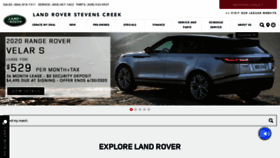What Landroversj.com website looked like in 2020 (3 years ago)