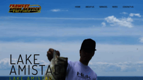 What Lakeamistadbassfishingguide.com website looked like in 2020 (3 years ago)