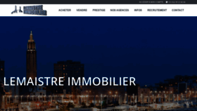 What Lemaistre-immo.com website looked like in 2020 (3 years ago)
