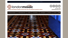 What Londonmosaic.com website looked like in 2020 (3 years ago)