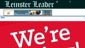 What Leinsterleader.ie website looked like in 2020 (3 years ago)