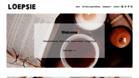 What Loepsie.com website looked like in 2020 (3 years ago)