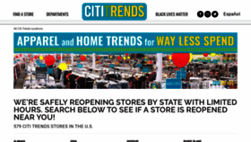 What Locations.cititrends.com website looked like in 2020 (3 years ago)