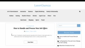 What Laverguenza.com website looked like in 2020 (3 years ago)
