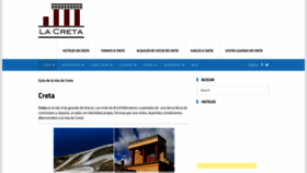 What Lacreta.es website looked like in 2020 (3 years ago)