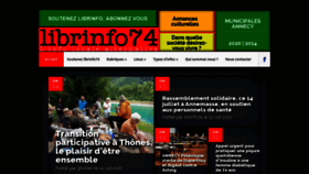 What Librinfo74.fr website looked like in 2020 (3 years ago)