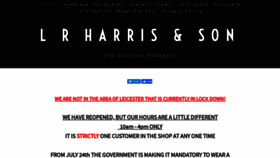 What Lrharris.co.uk website looked like in 2020 (3 years ago)
