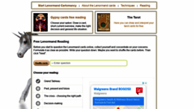 What Lenormand-reading.com website looked like in 2020 (5 years ago)