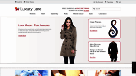 What Luxurylane.com website looked like in 2020 (3 years ago)