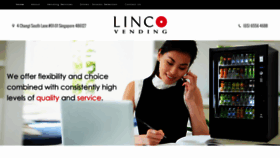 What Lincovending.com website looked like in 2020 (3 years ago)
