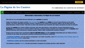 What Loscuentos.net website looked like in 2020 (3 years ago)