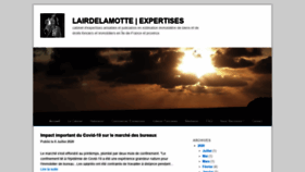 What Lairdelamotte-expertises.com website looked like in 2020 (3 years ago)