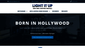 What Lightitupla.com website looked like in 2020 (3 years ago)