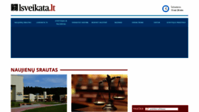 What Lsveikata.lt website looked like in 2020 (5 years ago)