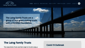 What Laingfamilytrusts.org.uk website looked like in 2020 (3 years ago)
